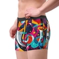 thumbnail image 4 of Balery Abstract Jazz Instrumental Men's Boxer Briefs, Soft and Breathable Cotton Underwear with nylon Waistband-XX-Large, 4 of 9