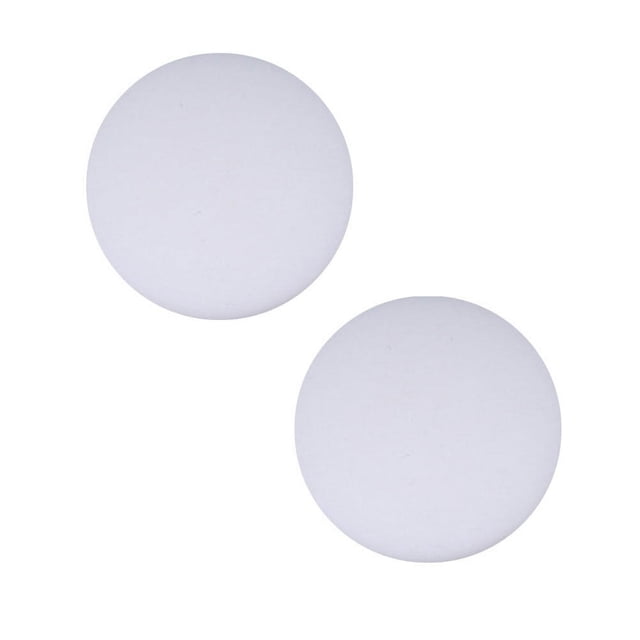 HLONK 2Pcs Door Knob Wall Shield Self Adhesive Protector (White)