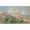 thumbnail image 2 of Pierre-Auguste Renoir 18x12 Gold Ornate Wood Frame and Double Matted Museum Art Print Titled - Montmartre Landscape, 2 of 4