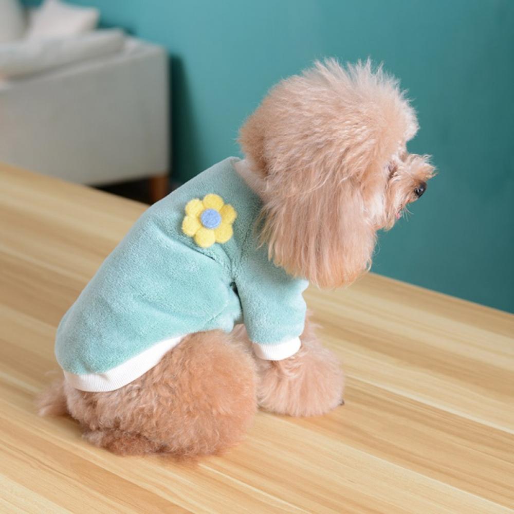 Jecikelon Pet Dog Clothes Knitwear Dog Sweater Soft Thickening Warm Pup Dogs Shirt Winter Puppy Sweater for Dogs (Pink, S)