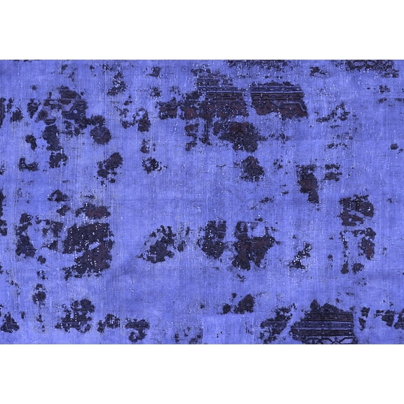 Ahgly Company Indoor Rectangle Persian Blue Bohemian Area Rugs, 5' x 7'