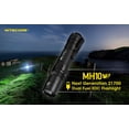 thumbnail image 6 of Combo: Nitecore MH10 V2 Type-C Rechargeable Flashlight 1200 Lumens w/2140 Battery, GM02MH Mount  and  Free Eco-Sensa USB Cable, 6 of 12