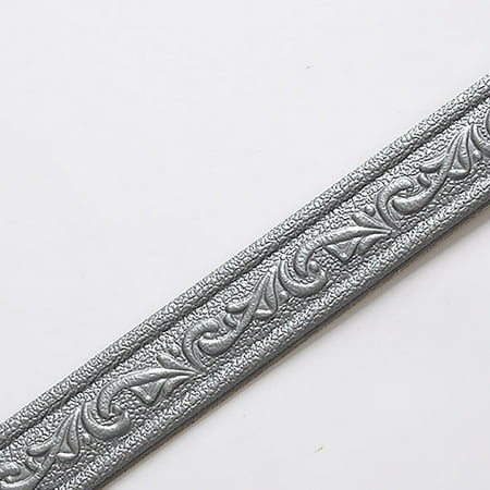 

Edikesy Clearance Wall Trim Wall Stickers Wall Trim Line Skirting Border 3D Pattern Sticker Decorative Self Adhesive Waterproof Wall Border Strip Foam Molding Trim For Baseboard Corn Home Decor