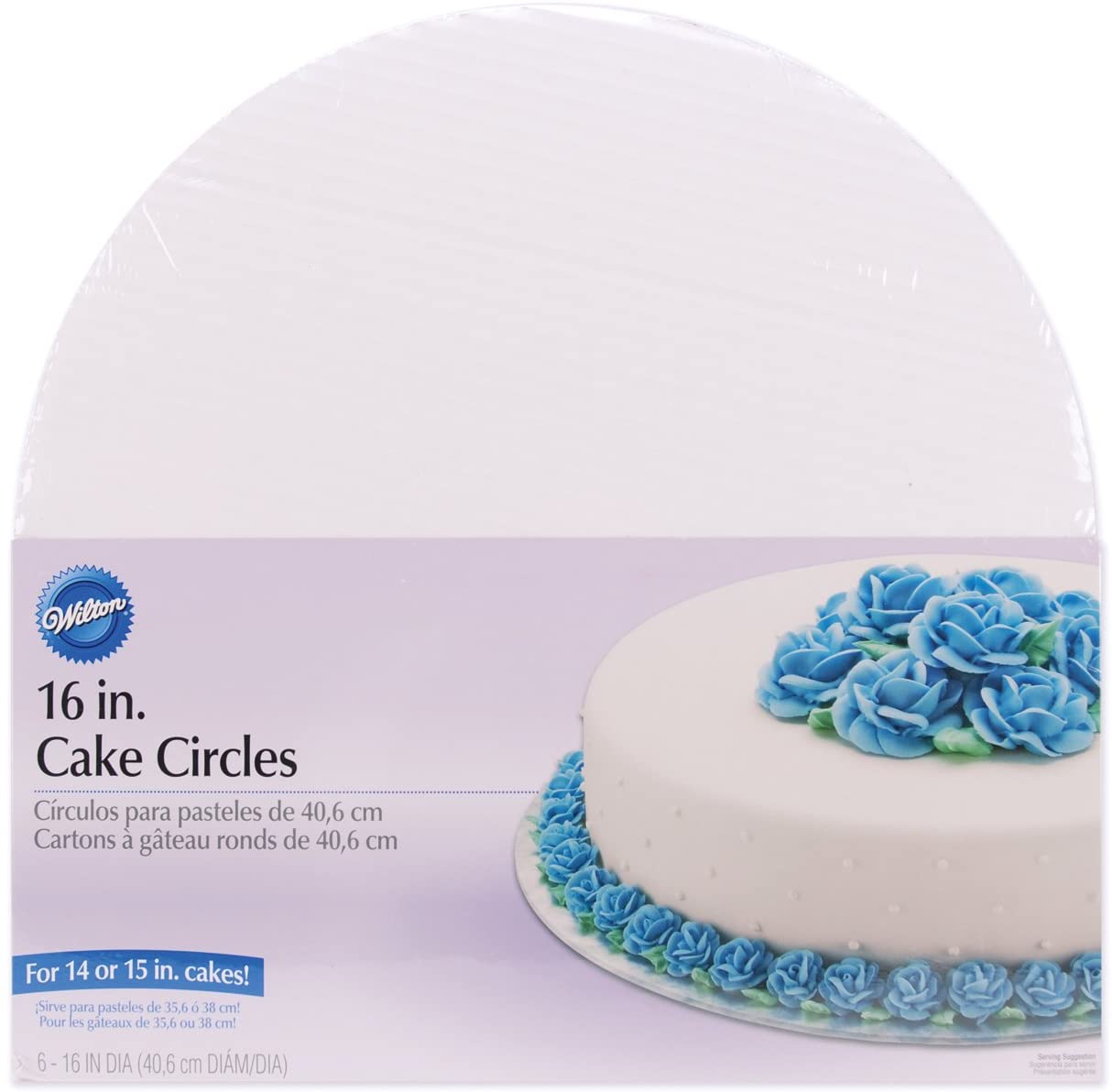 Wilton Cake Boards Set Of 12 Round Cake Boards For 10 Inch Cakes Walmart Com
