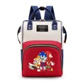 thumbnail image 5 of Mochila multifuncional Sonics Mom Bag Game Figure de gran capacidad con estampado de dibujos animados bonitos para exteriores, bolso de mano portátil, botella Vogue, 5 of 5
