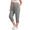 Dark-Grey, variant on Plus Size Capri Pants for Women High Waisted Split Casual Lounge Pants With Pockets Summer Lightweight Cropped Pants