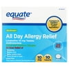 Equate Non-Drowsy All Day Allergy Relief Loratadine 10 mg Tablets Antihistamine, 10 Count, Compare to Claritin® 24 Hour Active Ingredient