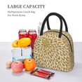 thumbnail image 5 of Yiaed Gold Drops Print Lunch Bag Adult Insulated Lunch Box, Leakproof Cooler Food Lunch Containers Reusable High Capacity Lunch Tote Bags-One Size, 5 of 6