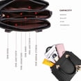 thumbnail image 4 of Bolsos y carteras para mujer, de diseñador, de piel sintética, con asa superior, tipo cartera, para hombro., 4 of 5