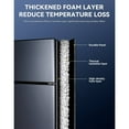 thumbnail image 6 of 8.5 Cu.ft Refrigerator/Freezer with Top Freezer Adjustable Thermostat Refrigerator Combo 2 Door Fridge for Apartment, Office, Dorm, 6 of 6