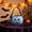 Blue, variant on Small Halloween Pumpkin Basket 7.87 x 5.12in Pumpkin Basket Trick or Treat Buckets Goodie Candy Gift Bags with Handle for Party Supplies(Blue)