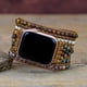 thumbnail image 4 of Correa de reloj bohemia compatible con Apple Watch de 38 mm/40 mm/41 mm, correa de reloj bohemia hecha a mano para Iwatch Series 7/6/5/4/3/2/1/SE para mujeres y niñas JM, 4 of 5
