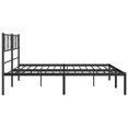 thumbnail image 5 of Estructura de Cama Casafoyer de Metal con Respaldo Negra Tamaño King, 5 of 5