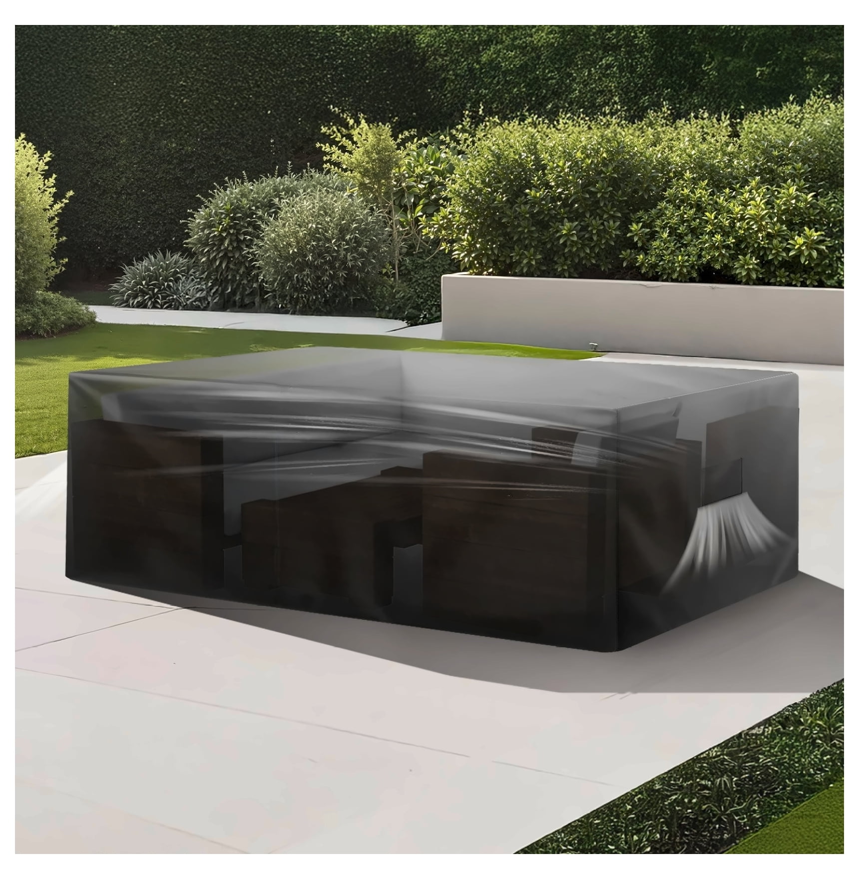 Patio Furniture Cover 74x47 Inch Waterproof Outdoor Table & Chair Cover