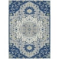thumbnail image 2 of Addison Rugs Chantille Indoor/Outdoor Traditional Vintage Navy Washable Rectangle Rug, 3' x 5', 2 of 6