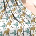 thumbnail image 3 of White Cartoon Dinosaurs Blanket,Comfortable Soft Flannel Throw Blanket,All Season,Warm Lightweight Blankets for Sofa Bed Couch Living Room Chair,30"x40", 3 of 4