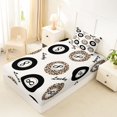 thumbnail image 4 of Castle Fairy Leopard Print Billiards Twin Sheets 3pcs, Sport Theme Bedding, Brown Black,1 Fitted Sheet, 1 Flat Sheet and 1 Pillowcase, 4 of 6