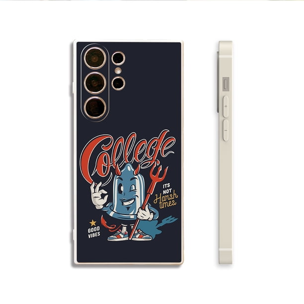 Mantenga su iPhone seguro y a la moda con esta elegante y vibrante funda para teléfono de goma TPU a prueba de golpes con diseño de dibujos animados.