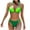 06 Green, variant on Feimerou Womens String Bikini Sets Sexy Halter Two Piece Swimsuits Curvy Cheeky Color Block Low Rise Bathing Suits Triangle Swimwear Sale