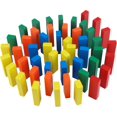 thumbnail image 3 of Fugocen 60PCS Toppling Colorful Tower Building Blocks Balancing Puzzles with Dice, 3 of 9
