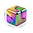 thumbnail image 2 of Rotating Puzzle Finger Toy for Kids and Adults, Metal Fidget Block Sensory Focus Toy Cool Desk Gadgets Office Toys, 2 of 5