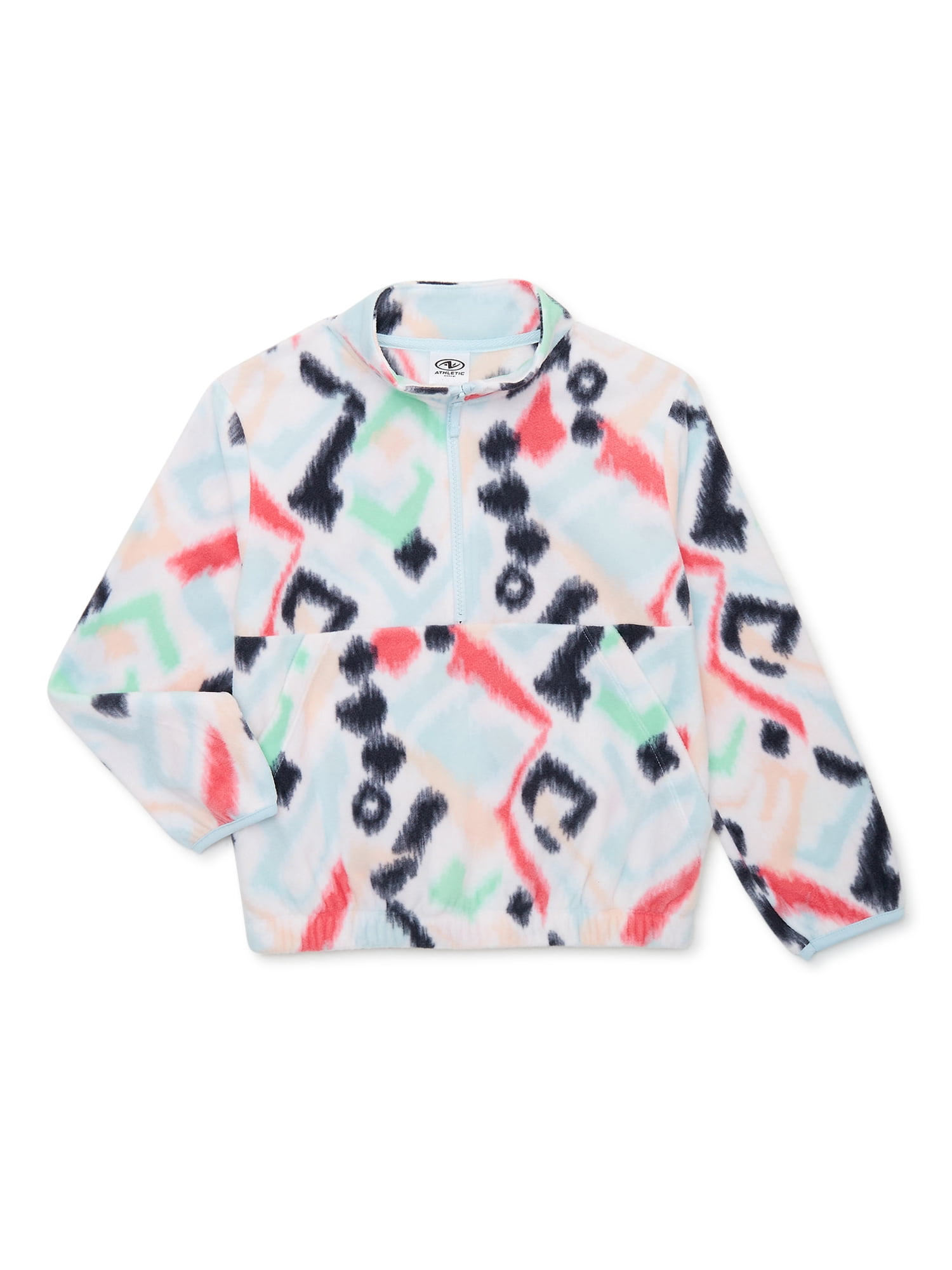 Athletic Works Girls Microfleece Top, Sizes 4-18 & Plus