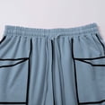 thumbnail image 6 of ABATAB Womens Wide Leg Sweatpants Loose Fit High Waisted Baggy Pants Fashion Drawstring Athletic Joggers Pants with Pockets, 6 of 7