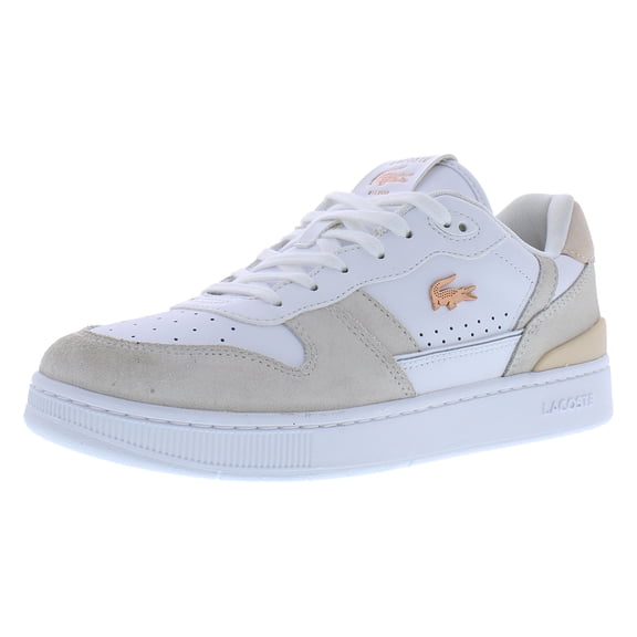 Lacoste T-Clip Set Womens Shoes Size 9.5, Color: White/Light Pink