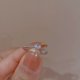 thumbnail image 1 of Anillos de corazón de circón de lujo para mujer, anillo de diamantes de imitación de tejido ajustable de apertura, joyería de boda de compromiso, regalos de novia de moda, 1 of 4