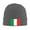 Deep Heather, variant on Italian Flag Beanie Hat Knit Hat Skull Cap for Men Women Winter Hat Black