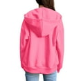 thumbnail image 7 of MESSUEN Zip Up Hoodie Women Baggy Sweatshirt for Women Long Sleeve Hoodies for Women Sleeveless T Shirts for Women Fall Jacket Womens Jacket Tee Shirts Womens Hot Pink L, 7 of 7