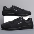 thumbnail image 6 of Men's Canvas Casual Sneakers, Low-Top Lace-Up Comfortable Shoes with Suede Toe Cap, Lightweight Footwear for Everyday Wear, Walking, and Casual Activities, 6 of 10