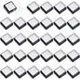thumbnail image 1 of 30 Pcs Blank Ink Pad Empty Stamp Pad Empty DIY Ink Stamp Pad No Ink DIY Ink Blank DIY Ink Pads for Ink Refill DIY Painting Craft Scrapbooking Project 1.3x1.3 inch, 1 of 5
