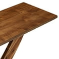 thumbnail image 4 of EUROCO 57" Longer Console Table, Rustic Entryway Table with Solid Wood Cross-Leg,Narrow Wood Sofa Table Foyer Table for Entrance, Living Room,Brown, 4 of 7