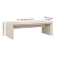 thumbnail image 6 of Evelyn&Zoe Storage Medium Density Fiberboard Coffee Table, Alder White, 6 of 8