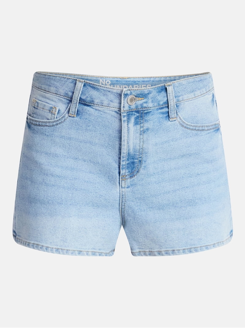 No Boundaries Denim Mom Shorts, 2.25