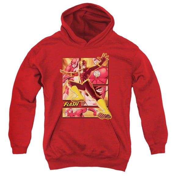 Jla - Flash - Youth Hooded Sweatshirt - Small