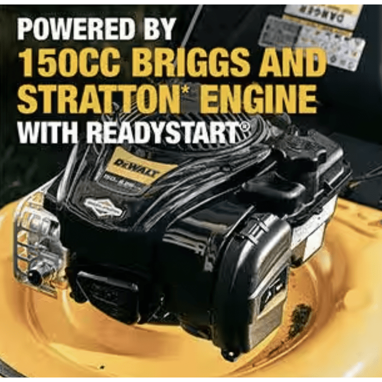 Restored Dewalt 2-in-1 Gas Self Propelled Lawn Mower 21in