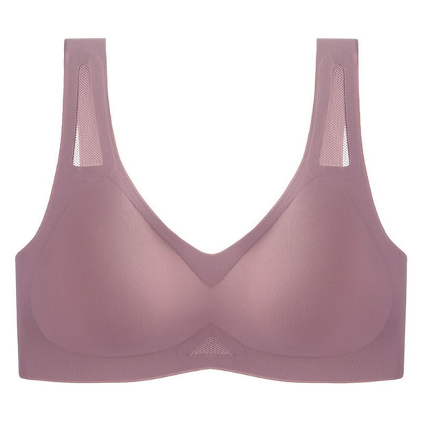 Brasier Este Sujetador Fino de Látex sin Costuras Está Diseñado para Reducir La Talla. Cuenta con Un Fruncido Superior, Soporte y Retracción Lateral, y Es Un Sujetador Deportivo Tipo Chaleco. Mediana