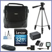 32GB Accessory Bundle for Canon VIXIA Camcorders