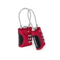 thumbnail image 5 of Brookstone Cable Lock - 2 Pack TSA Approved Luggage Locks with 3-Digit Keyless Combination, 5 of 6