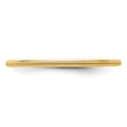 thumbnail image 3 of Diamond2Deal 14k Or Jaune 1.2mm Milgrain Bracelet Empilable pour Femmes Taille 7.5, 3 of 3