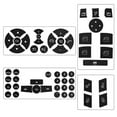 thumbnail image 1 of For Mercedes E-Class GLK 2007-14 Steering Wheel AC Button Repair Decals Sticker, 1 of 6