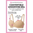 thumbnail image 4 of Comfort Choice Women's Plus Size Convertible Strapless Underwire Bra, 4 of 6