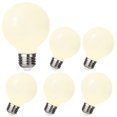 thumbnail image 1 of HORKEY Foco LED Moderna Bombilla Edison 6 Pza G25(g80) 5w E26 Luz Calida (Luz c&aacute;lida-6 paquetes), 1 of 8