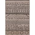 thumbnail image 1 of Ahgly Company Indoor Rectangle Mid-Century Modern Brown Solid Area Rugs, 2' x 5', 1 of 6