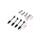 thumbnail image 3 of 4 piezas Clips de carrocería RC Sunnimix para ARA106040T1 ARA106040T2 ARA106042T1 ARA106042T2 ARA106044T1 ARA106044T2 ARA106046 ARA106048 ARA106058T1 ARA106058T2 ARA109001 ARA109011 ARAD80BS ARAD81LG ARAD81LR ARAD83LG ARAD84NW ARAD84SW ARAD88RL ARAD89BB ARAD89LL 1/7 1/8, 3 of 7