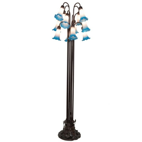 Meyda Tiffany 15954 12 Light 63" Tall Tree Floor Lamp - MultiColor