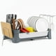 thumbnail image 1 of Escurridor de Trastes Acero Inoxidable Sobre Fregadero, Escurridor de Platos Grande con Sistema de Drenaje Automático, Diseño Escalable, para Vasos Sostiene Utensilios Tablas de Picar, Apto a Cocina, 1 of 7