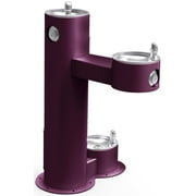 Outdoor Ftn Bi-Level + Pet Stn FR Purple